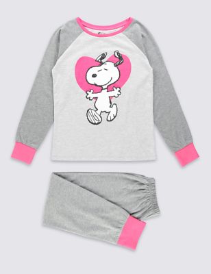 Snoopy&trade; Long Sleeve Pyjamas &#40;6-16 Years&#41;